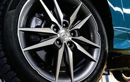 Bent Rim Straightening: When cars hit a pothole or other physical road hazard, the impact causes deformation of the aluminum rim. Tire Butler uses a hydraulic press to return the rim to its original shape. If the front lip of the rim is deformed, then the customer may also elect to have rim re-painted or re-machined. Rim repairs typically take 3-5 business days, depending on severity of damage.